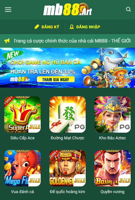 Giao diện App MB88 thiết kế dễ sử dụng