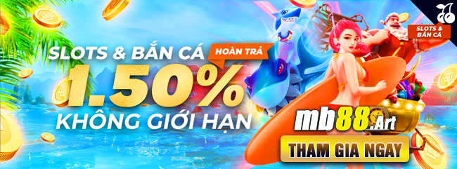 Thưởng hoàn trả 0.5% tại Slot Game MB88